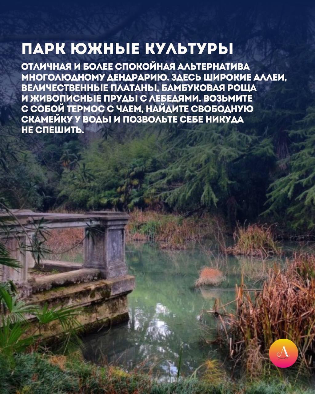 Где в Сочи искать спокойствие? 5 мест для весенней перезагрузки! Где в Сочи искать спокойствие? 5 мест для весенней перезагрузки!