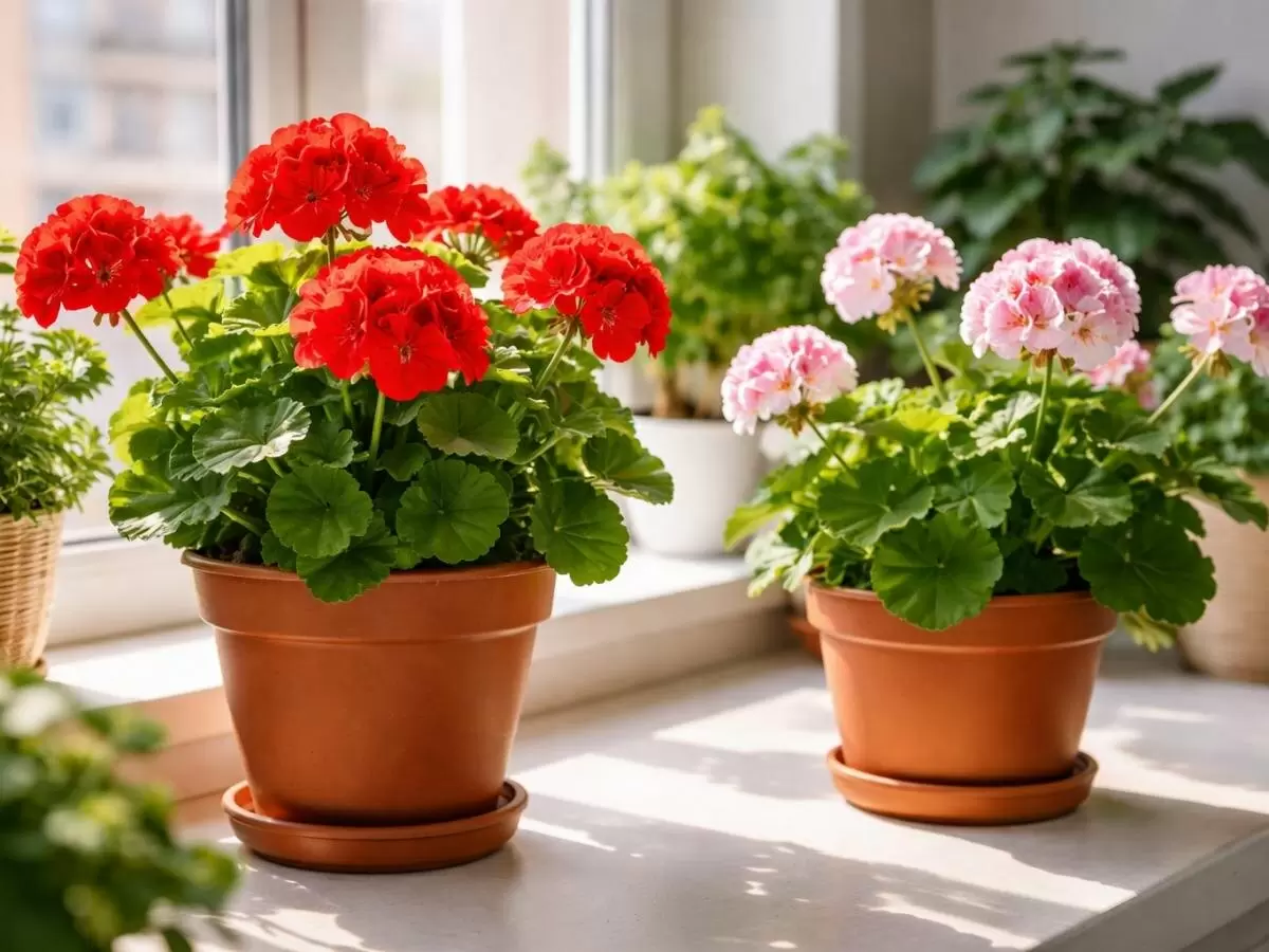 Что означают желтые листья герани и как помочь растению