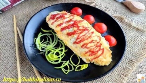 Необычный японский завтрак: как приготовить омурайсу на сковороде