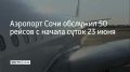 Аэропорт Сочи продолжает непрерывную работу по обслуживанию пассажиров и воздушных судов в порядке очередности