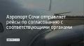 Меры приняты для обеспечения безопасности полетов, сообщили в аэропорту курорта
