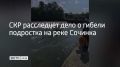 Следственный комитет возбудил уголовное дело по статье «Причинение смерти по неосторожности» после гибели 14-летнего сочинца, который купался в реке без сопровождения взрослых
