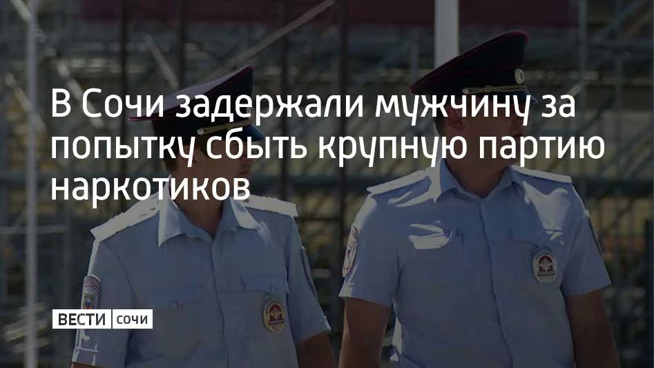 В Хостинском районе Сочи задержали 24-летнего жителя Ростовской области, который пытался скрыться от полицейских