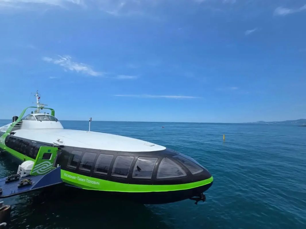 С 11 августа увеличено количество морских скоростных рейсов между Сочи и Сириусом