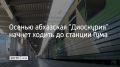 С 1 сентября абхазский поезд "Диоскурия" начнет ходить до станции Гума, сообщили в компании "РЖД"