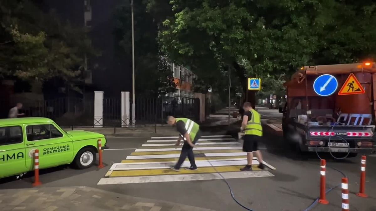 Сочи готовит дороги к 1 сентября