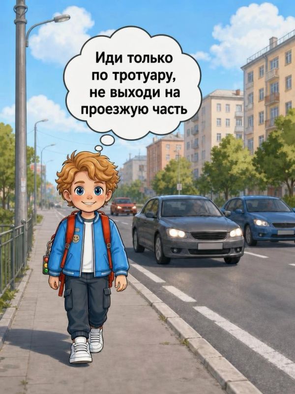 Наш Вова напоминает: впереди новый учебный год, а значит самое время повторить простые правила безопасности! Наш Вова напоминает: впереди новый учебный год, а значит самое время повторить простые правила безопасности!