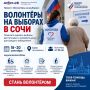 В Сочи требуются волонтёры на выборы!