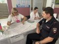Сотрудники Госавтоинспекции г. Сочи принимают участие в голосовании