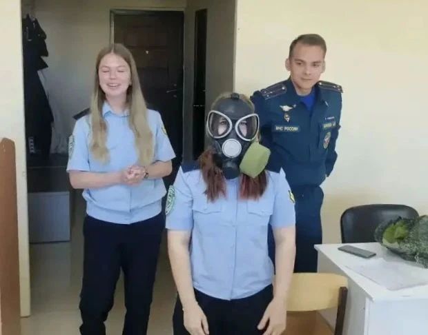 В Кубанском юридическом полицейском колледже прошёл мастеркласс по гражданской обороне для будущих юристов и полицейских